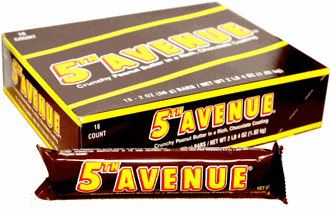 5th Avenue Candy Bar 2 oz (18 Bars Per Box)