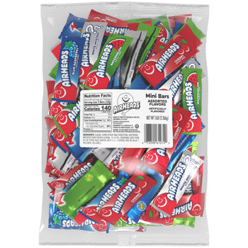 Airheads Mini Assorted Flavors Wrapped (5 Lbs Per Bag)