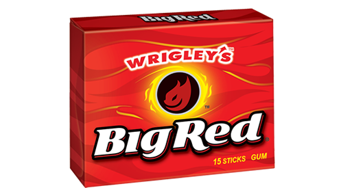 Big Red Cinnamon Gum Slim Pack (10 Packs Per Box)