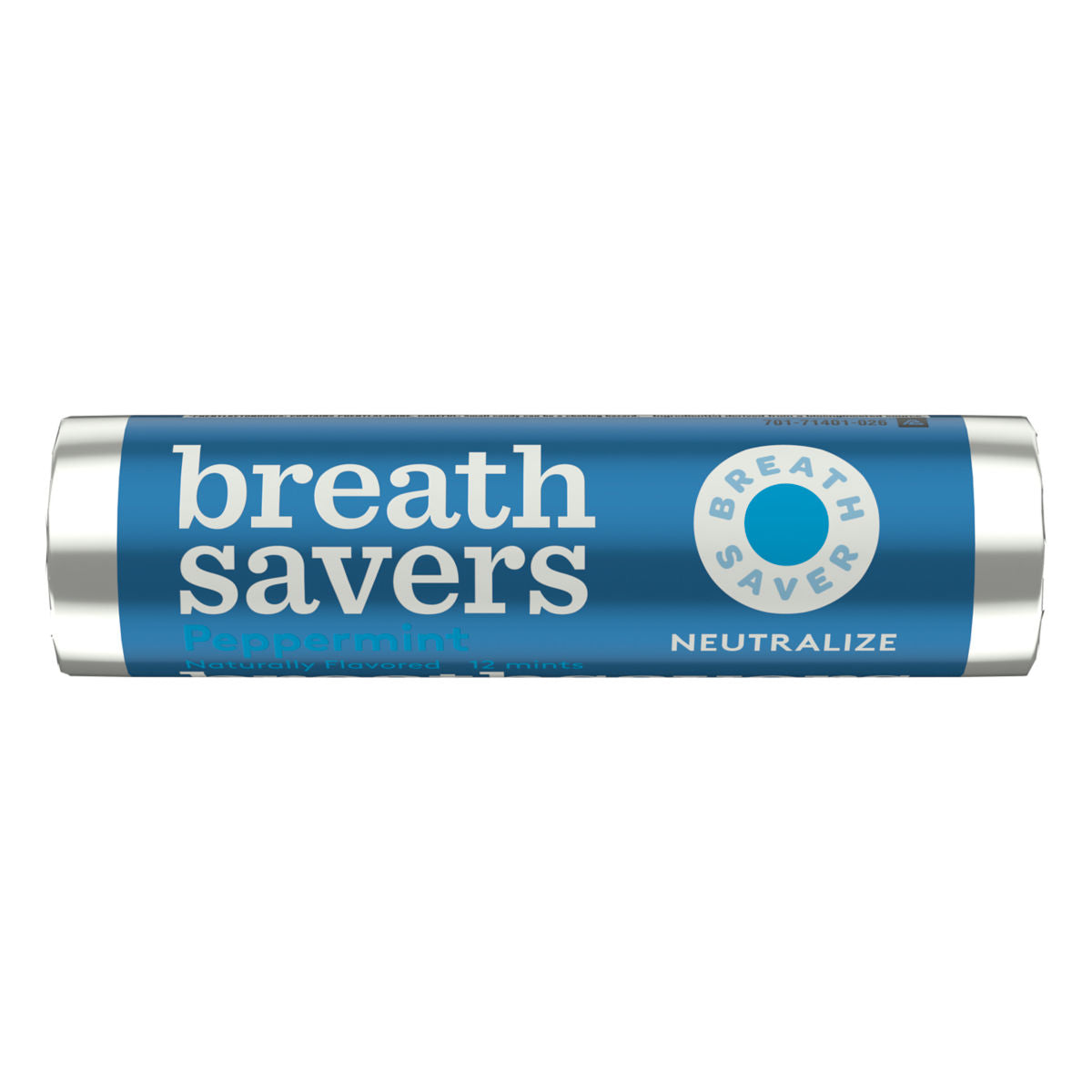 Breath Savers Mints Peppermint Flavor 0.75 oz (12 Rolls Per Box)