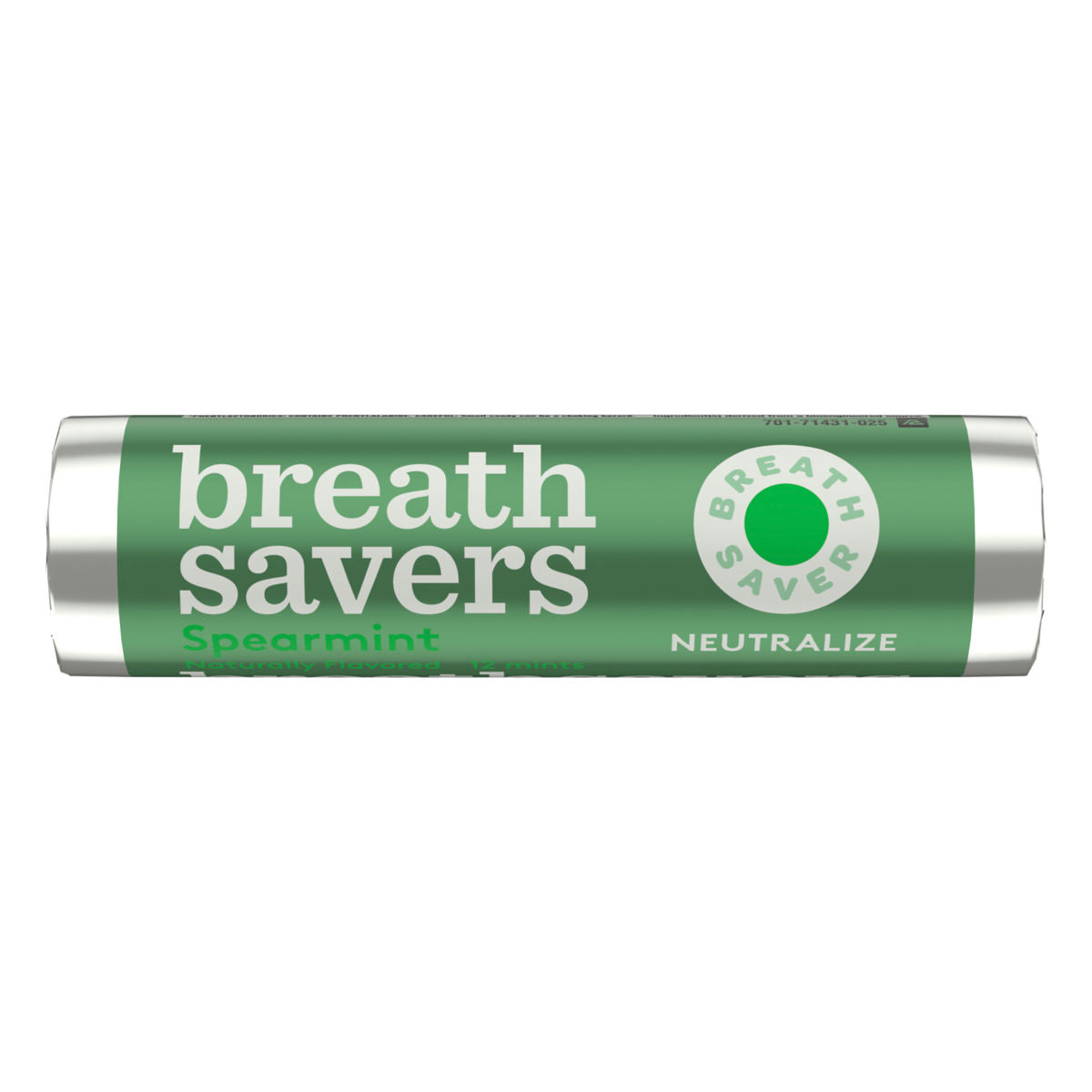 Breath Savers Mints Spearmint Flavor .75 oz (12 Rolls Per Box)