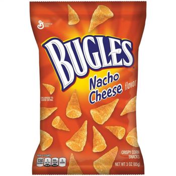 Bugles Nacho Cheese 3 oz (6 Packs Per Case)