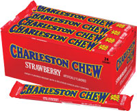 Charleston Chew Strawberry Candy Bar 1.8 oz (24 Bars Per Box)