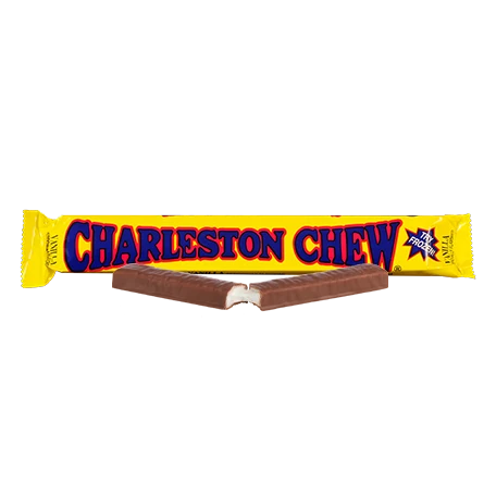 Charleston Chew Vanilla Candy Bar 1.8 oz (24 Bars Per Box)