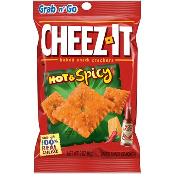 Cheez-it Hot & Spicy 3 oz (6 Packs Per Box)