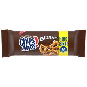 Chips Ahoy Cookies Chunky King Size 4.15 oz (8 Packs Per Box)