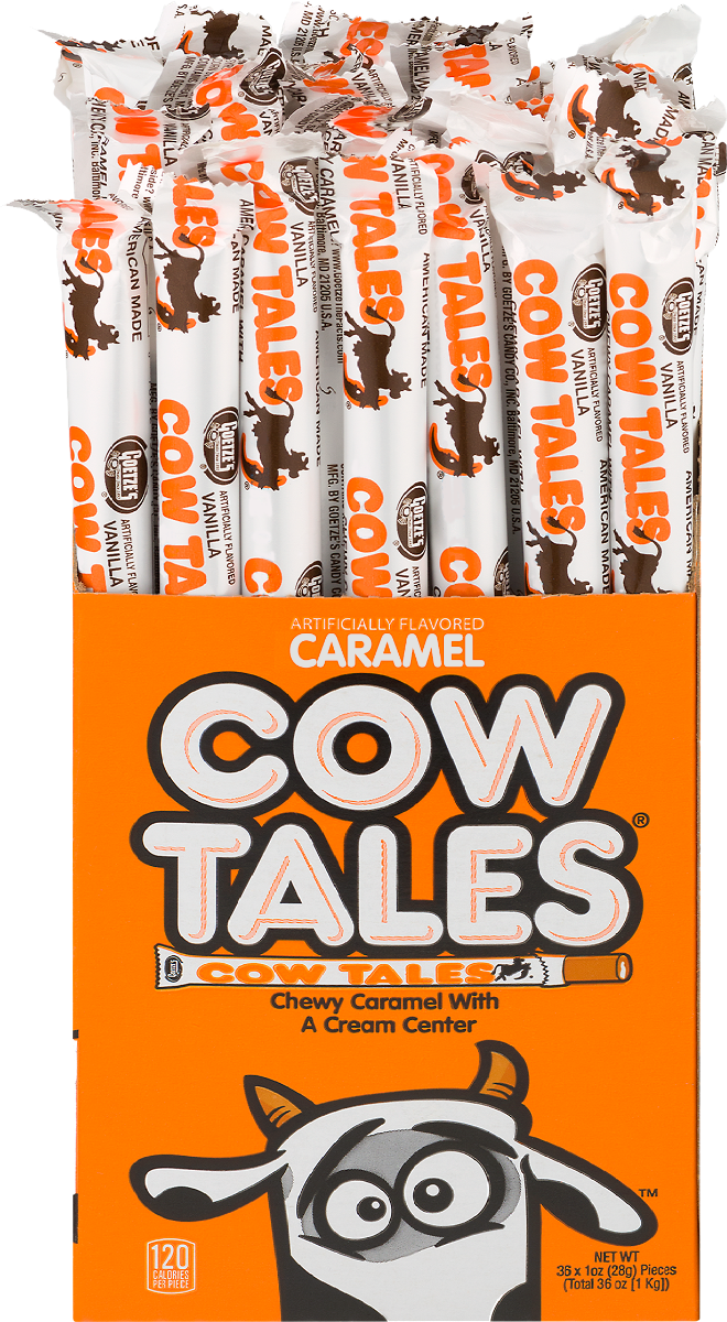 Cow Tales Chewy Vanilla Caramel 1 oz (36 Pieces Per Box)