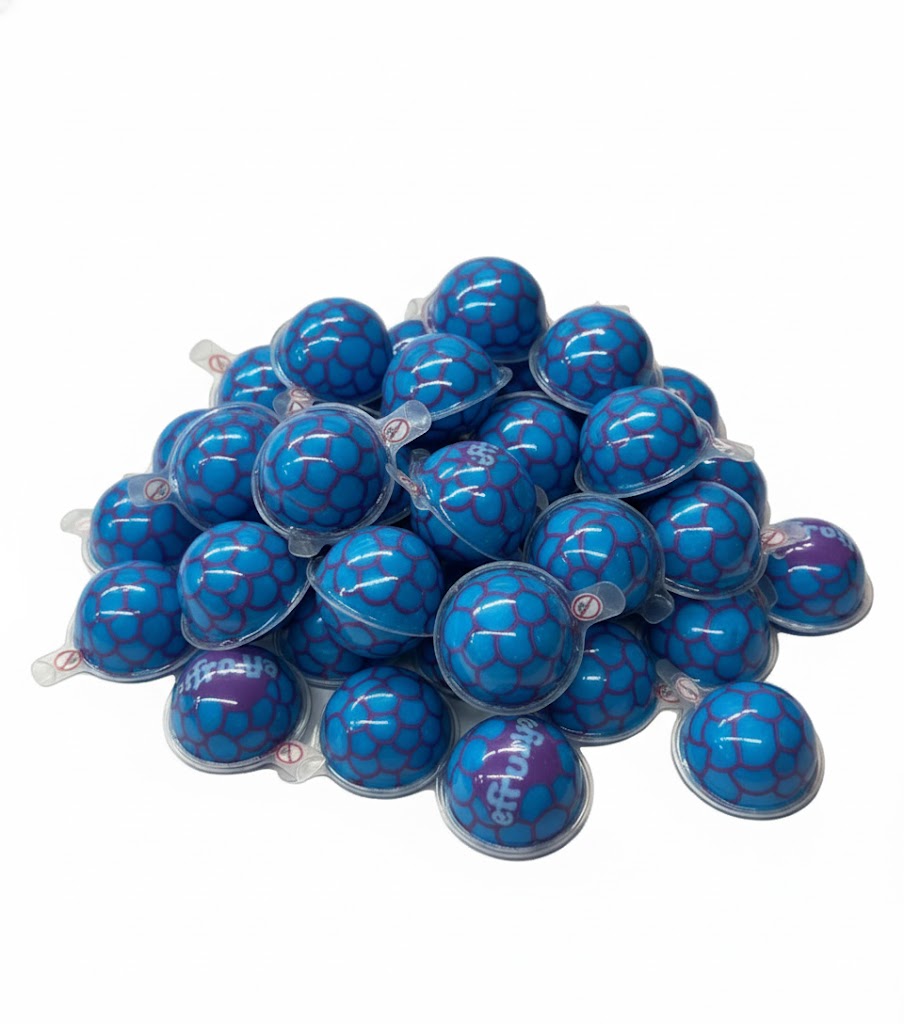Efrutti Burstin Blue Raspberry 56 oz (75 Pieces Per Jar)
