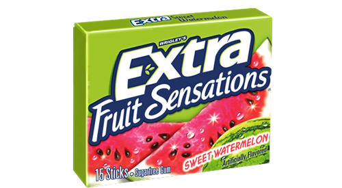 Extra Gum Sweet Watermelon Flavor (10 Packs Per Box)