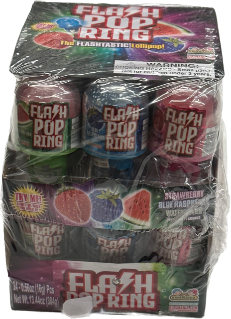 Flash Pop Ring Kidsmania (24 Pieces Per Box)