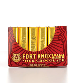 Gold Mini Bar Milk Chocolate 2.96 oz (12 Packs Per Box)