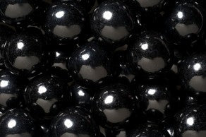 Gumballs 1' Black Color Unwrapped (120 Pieces Per Bag)