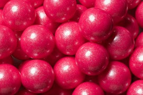 Gumballs 1' Bright Pink Unwrapped (120 Pieces Per Bag)