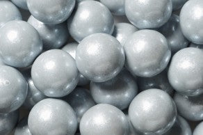 Gumballs 1' Silver Color Unwrapped (120 Pieces Per Bag)