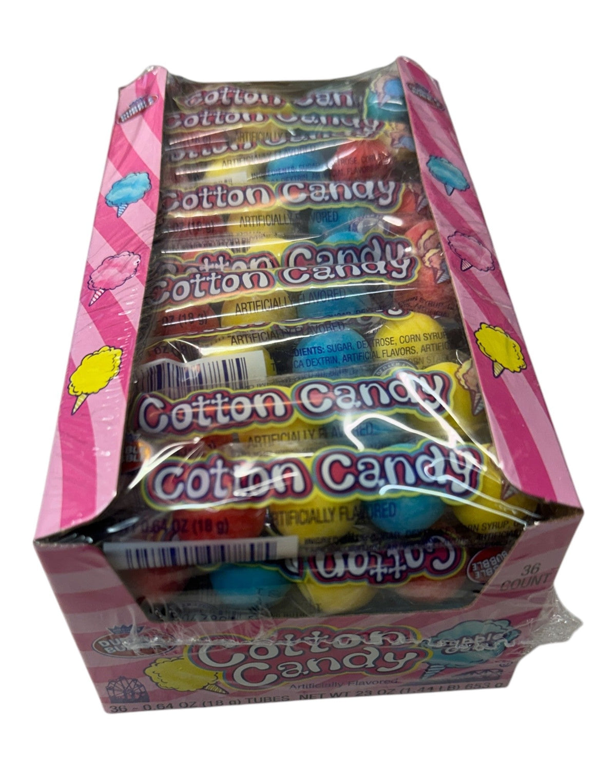 Gumballs Cotton Candy Flavor  (36 Packs Per Box)