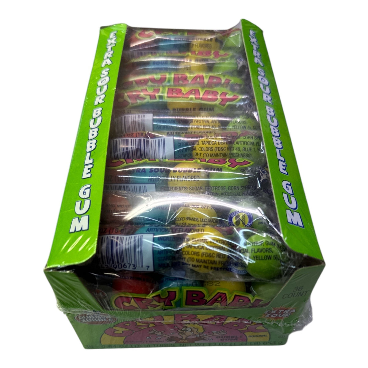 Gumballs Sour Cry Baby .64 oz (36 Packs Per Box)