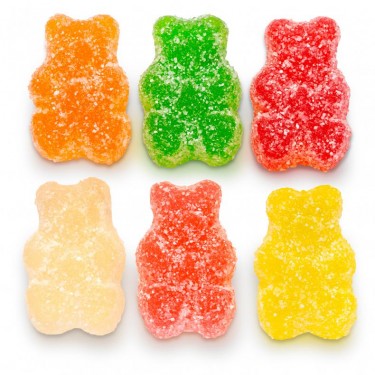 Gummy Bears Sour Assorted Flavor Unwrapped ( 4.5 Pounds Per Bag )