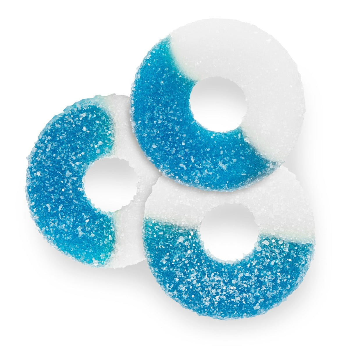 Gummy Ring Blue Raspberry Unwrapped (4.5 Pounds Per Bag)