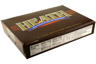 Heath Milk Chocolate English Toffee Bar 1.4 oz (18 Bars Per Box)