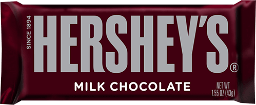 Hershey's Milk Chocolate Candy Bar 1.55 oz (36 Bars Per Box)