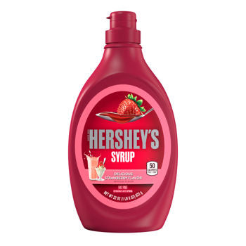 Hershey's Syrup Strawberry Flavor 22 oz (1 Bottle)