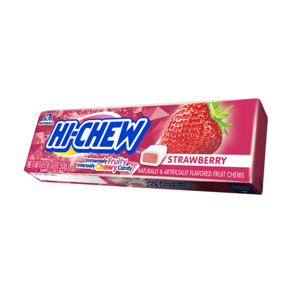 Hi Chew Candy Strawberry Flavor 1.76 oz (15 Packs Per Box)