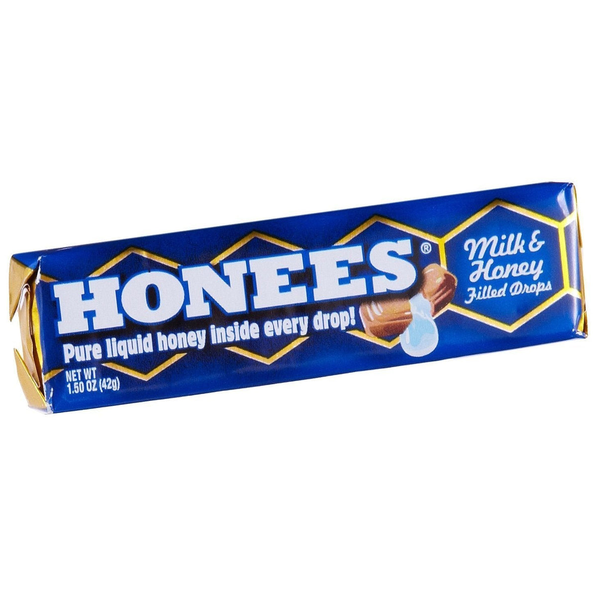 Honees Milk & Honey Drops 1.6 oz (24 Packs Per Box)