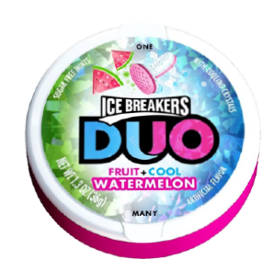 Ice Breakers Duo Mints Watermelon 1.3 oz (8 Units Per Box)