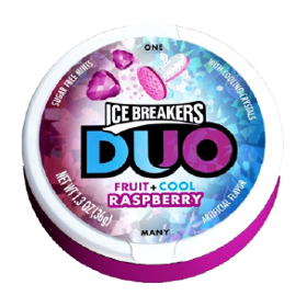 Ice Breakers Duo Mints Raspberry 1.3 oz (8 Units Per Box)