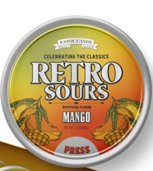Retro Sours Mango 2.12 oz (8 Units Per Box)