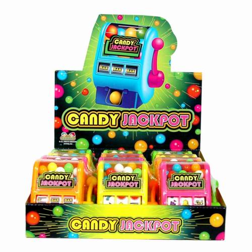 Jack Pot Slot Machine Candy Dispenser (12 Pieces Per Box)