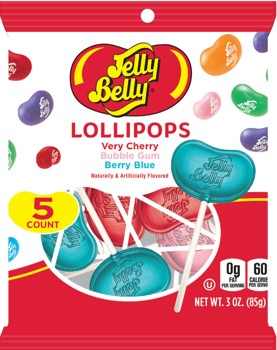Jelly Belly Pops Peg Bag 3 oz (3 Bags)