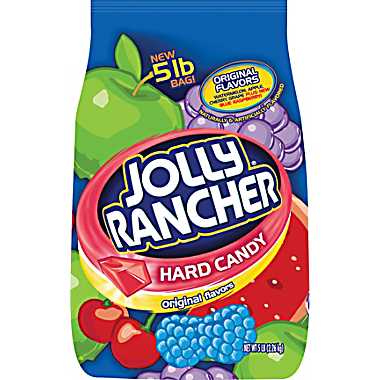 Jolly Rancher Assorted Flavors Bulk Candy Wrapped (5 Pounds Per Bag)