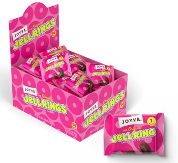 Joyva Jell Ring Bulk Wrapped 1's (96 Pieces Per Box)