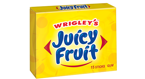 Juicy Fruit Gum Slim Pack (10 Packs Per Box)