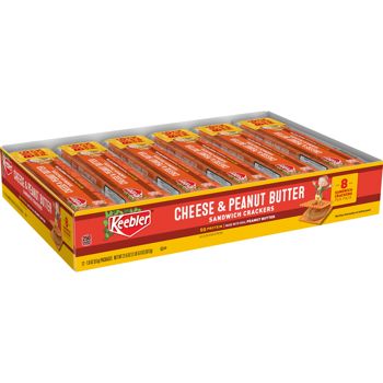 Keebler Crackers Cheese & Peanut Butter 1.8 oz (12 Packs Per Box)