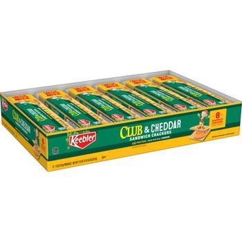 Keebler Crackers Club & Cheddar 1.8 oz (12 Packs Per Box)