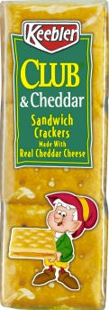 Keebler Crackers Club & Cheddar 1.8 oz (12 Packs Per Box)