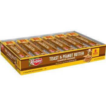 Keebler Crackers Toast Peanut Butter 1.8  (12 Packs Per Box)