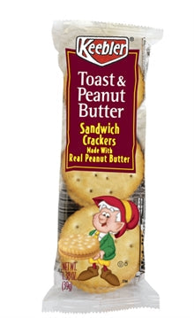 Keebler Crackers Toast Peanut Butter 1.8  (12 Packs Per Box)