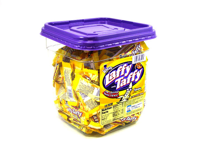 Laffy Taffy Banana Flavors Wrapped (145 Pieces Per Jar)