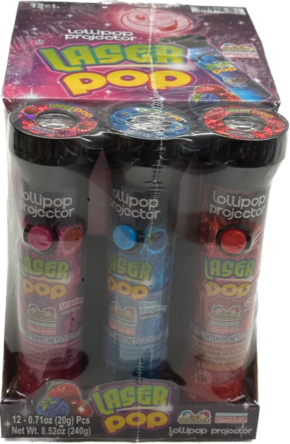 Laser Pop Kidsmania (12 Pieces Per Box)