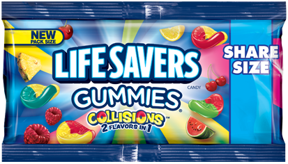 Lifesavers Gummies Collision Share Size 4.2 oz (15 Packs Per Box)