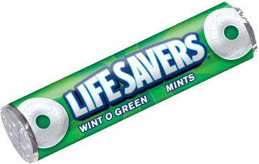 Lifesavers Mints Wintergreen 0.84 oz (20 Rolls Per Box)