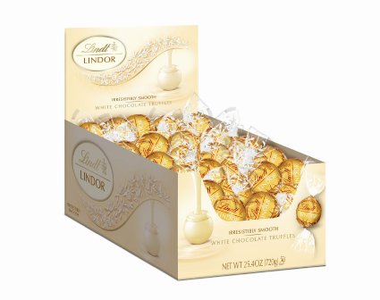 Lindt Lindor Truffles White Chocolate  Wrapped (60 Pieces Per Box)