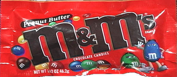 M&M's Peanut Butter 1.63 oz (24 Packs Per Box)