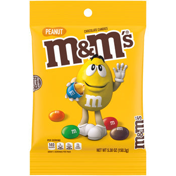 M&M's Peanut Peg Bag 5.3 oz (3 Bags)