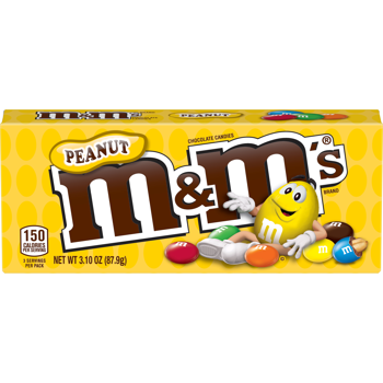 M&M's Peanut Theater Box 3.1 oz (12 Box Per Case)