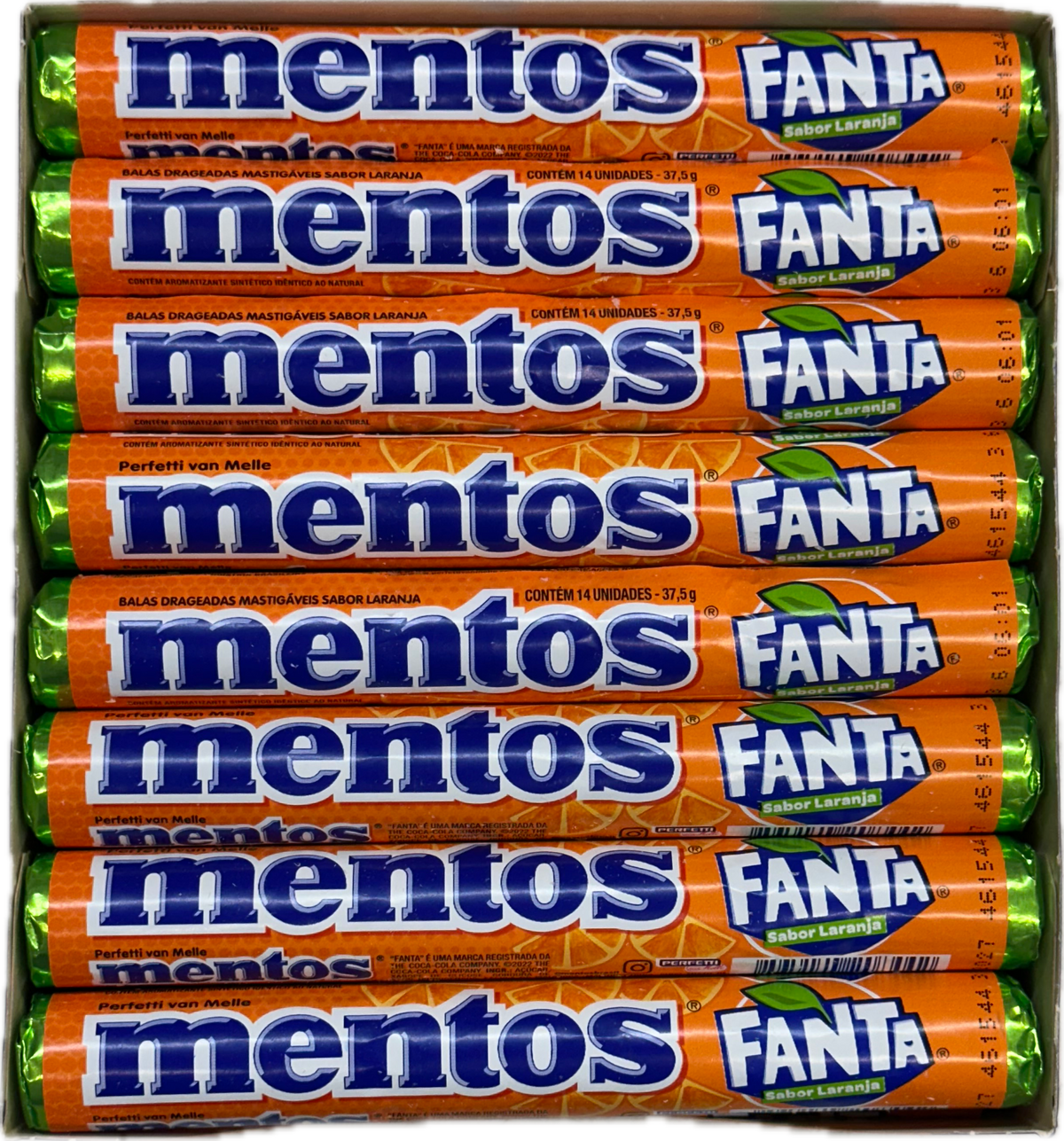 Mentos Chewy Mint Fanta (40 Rolls Per Box)