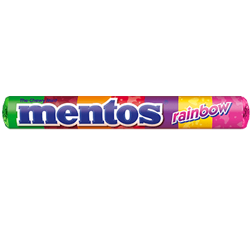 Mentos Mints Chewy Rainbow 1.32 oz (15 Rolls Per Box)
